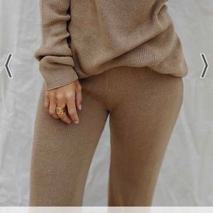 Maurie + Eve Nomade Knit Pant Tan